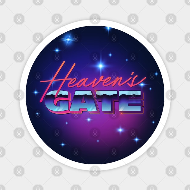 Heaven's Gate / Retro Styled Fan Logo Design Magnet by DankFutura